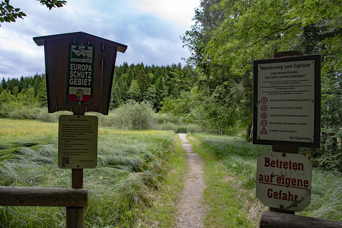 der Weg zum Ufer